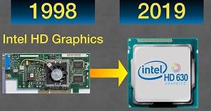 History/Evolution of Intel HD Graphics GPU 1998 - 2019