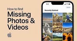 How To Fix Missing Photos or Videos on iPhone - Tutorial