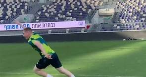 Ross Tierney with one of the best training goals we've ever seen 🤯