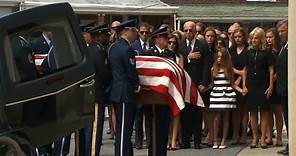 Casket arrives at Beau Biden funeral
