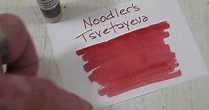 Noodler's Tsvetayeva writing sample