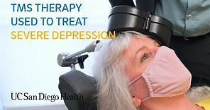 TMS Therapy Used to Treat Severe Depression | UC San Diego Health