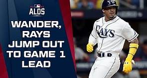 Wander Franco propels Rays to a 2-0 lead in ALDS Game 1!!
