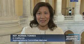 Washington Journal-Rep. Norma Torres on Congressional News of the Day