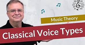 Classical Voice Types - Music Theory
