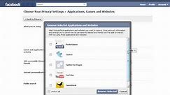 How To Remove Unwanted Facebook Applications