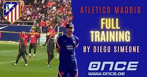 Atletico Madrid - full training by Diego Simeone