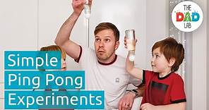 5 AMAZING PING PONG BALLS SCIENCE EXPERIMENTS