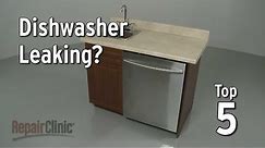 Top 5 Reasons Dishwasher Leaks — Dishwasher Troubleshooting