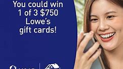 Win a $750 Lowe's Gift Card!