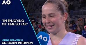 Jelena Ostapenko On-Court Interview | Australian Open 2024 Second Round