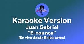 Juan Gabriel - el noa noa bellas artes (Karaoke version)