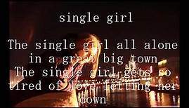 Sandy Posey Single Girl + lyrics