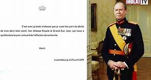 Muere el gran duque de Luxemburgo a los 98 años | ¡HOLA! TV