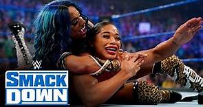 Bianca Belair & Sasha Banks vs. Carmella & Zelina Vega: SmackDown, July 30, 2021