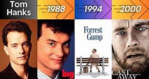 Tom Hanks Evolution - Every Movie from 1980 to 2023