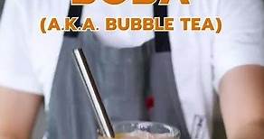 How to Make Bubble Tea (Boba) At Home #Shorts