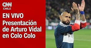 Así fue la presentación oficial de Arturo Vidal en Colo Colo tras 17 años jugando en el extranjero