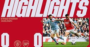 HIGHLIGHTS | Manchester City vs Arsenal (0-0) | Premier League | A priceless point on the road