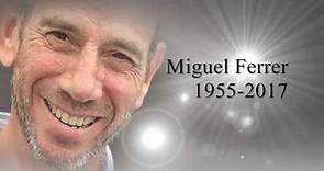 The minute of silence tribute to Miguel Ferrer 1955-2017