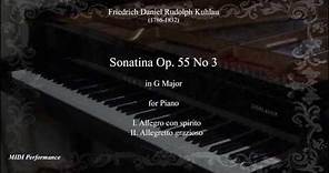 Friedrich Kuhlau: Sonatina Op. 55 No 3 in C Major (Complete)