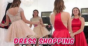 Buying a dress for sweethearts high school dance | The LeRoys