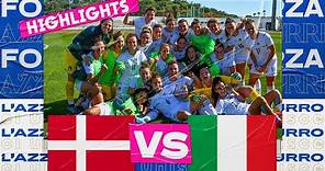 Highlights: Danimarca-Italia 0-1 - Femminile (16 febbraio 2022)