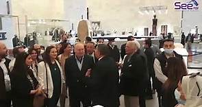 King Ahmed Fuad II Visits National Museum of Egyptian Civilization