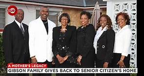 Gibson Family Gives Back to Senior Citizen Home