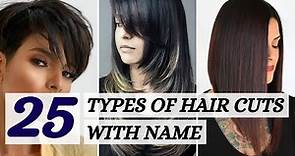 Hair Cut Style for Girls with Name | Different Types of Hair Cuts | Blossom Trends