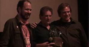Aaron Norris Presents Buddy Joe Hooker with the 2011 ActionFest Lifetime Achievement Award