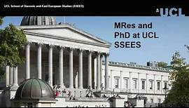 UCL SSEES Graduate Open Series | MRes and PhD with Dr Kristin Roth-Ey