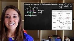 Volume of rotation: disk method about the y-axis or x= (KristaKingMath)