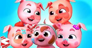 Five Little Piggies Nursery Rhyme & Kindergarten Song by Kids Tv