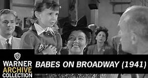 Margaret O'Brien First Screen Appearance | Babes on Broadway | Warner Archive