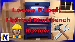 Lowe's Blue Kobalt Lighted Workbench Review