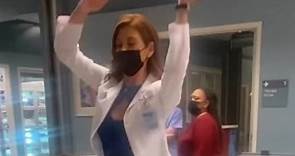 Kate Walsh dances on set as she makes surprise return to Grey's Anatomy