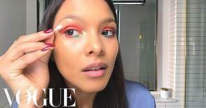 Lais Ribeiro's Glittery Carnaval Makeup Look | Beauty Secrets | Vogue