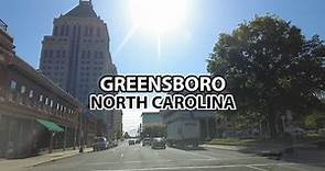 Greensboro, North Carolina - [4K] Downtown Tour