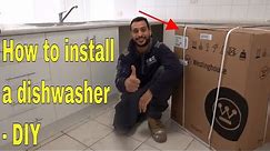 How to install a dishwasher - DIY easy