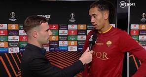 "Penalties is a tough way to go." Chris Smalling reflects on a tough evening for Roma