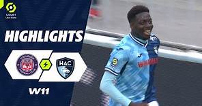TOULOUSE FC - HAVRE AC (1 - 2) - Highlights - (TFC - HAC) / 2023-2024