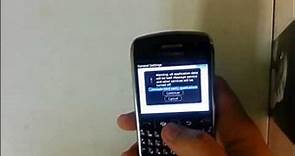 How to Reset Blackberry 8900 Javelin - Hard Reset & Soft Reset