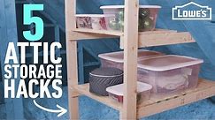 How to Organize Your Attic | 5 Easy Storage Ideas