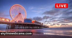 【LIVE】 Webcam Blackpool - England | SkylineWebcams