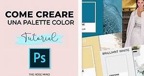 Come creare una palette color con Photoshop