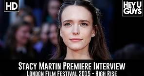 Stacy Martin Premiere Interview - High Rise