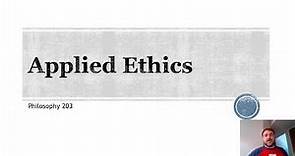 Fundamentals of Applied Ethics