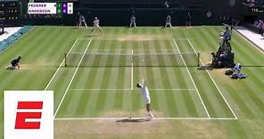 Wimbledon 2018 Highlights: Federer stunned by Anderson in 5 sets | ESPN