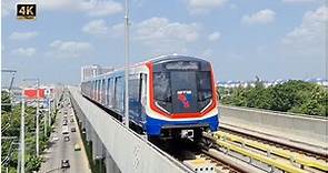Bangkok - Skytrain Sukhumvit BTS Line - All 48 stations 🇹🇭 Thailand